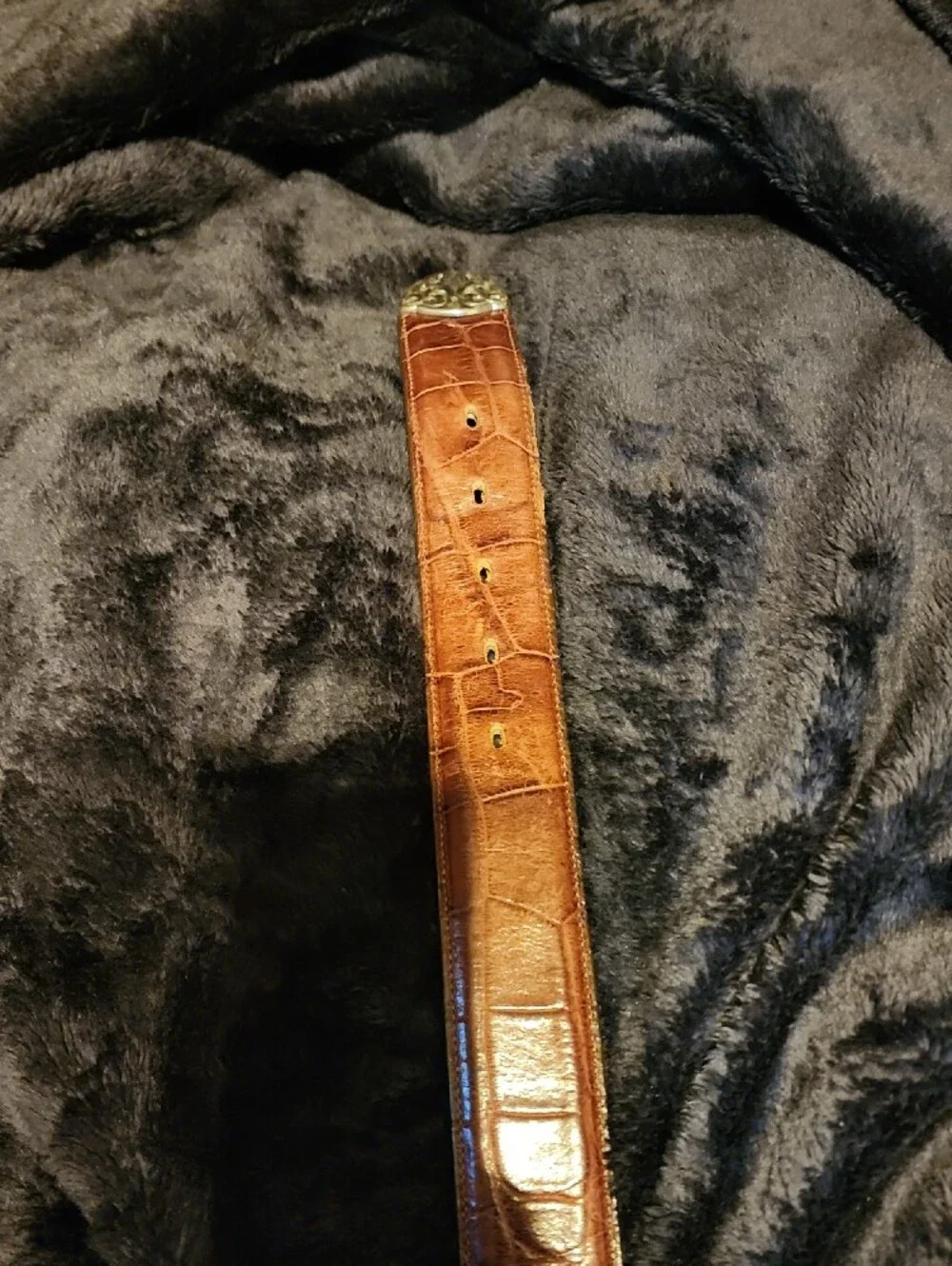 lady nadim brown croc